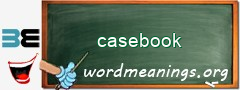 WordMeaning blackboard for casebook